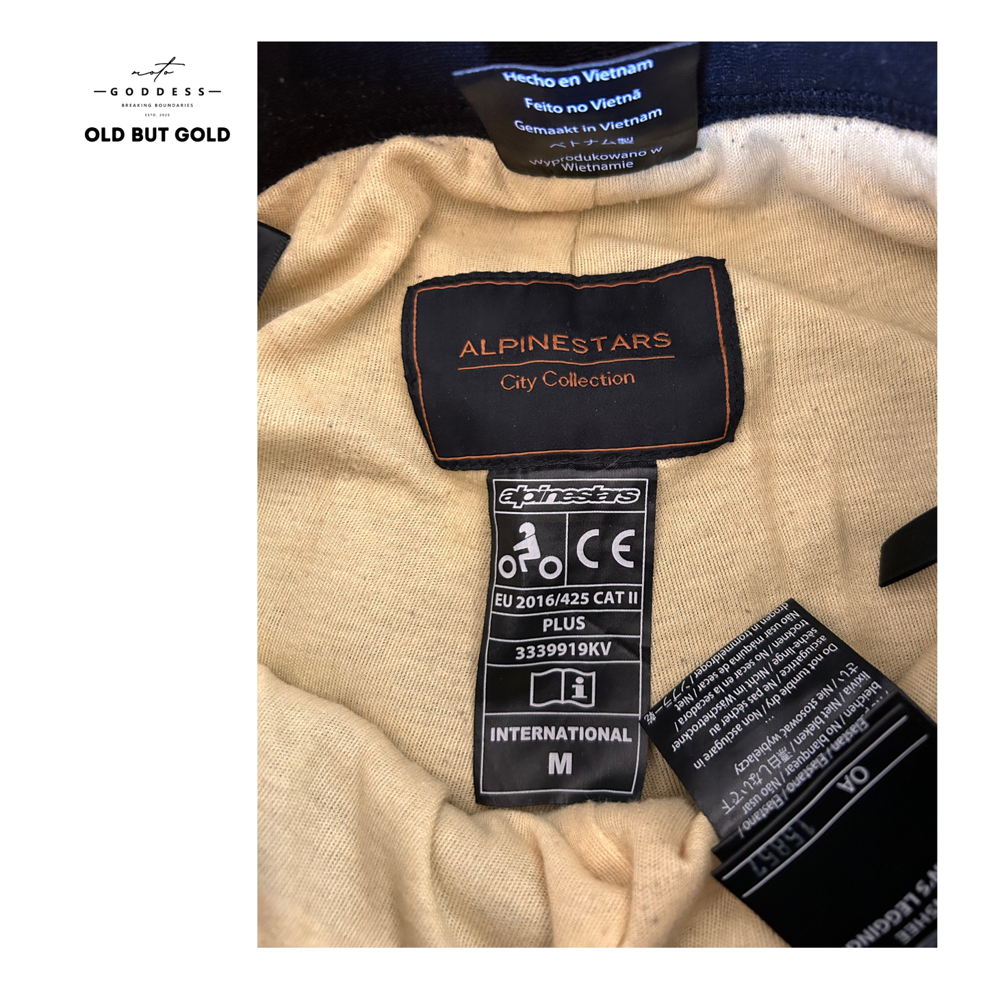 ALPINESTARS Hose/ Leggins Ladies, Größe M, schwarz, sehr guter Zustand