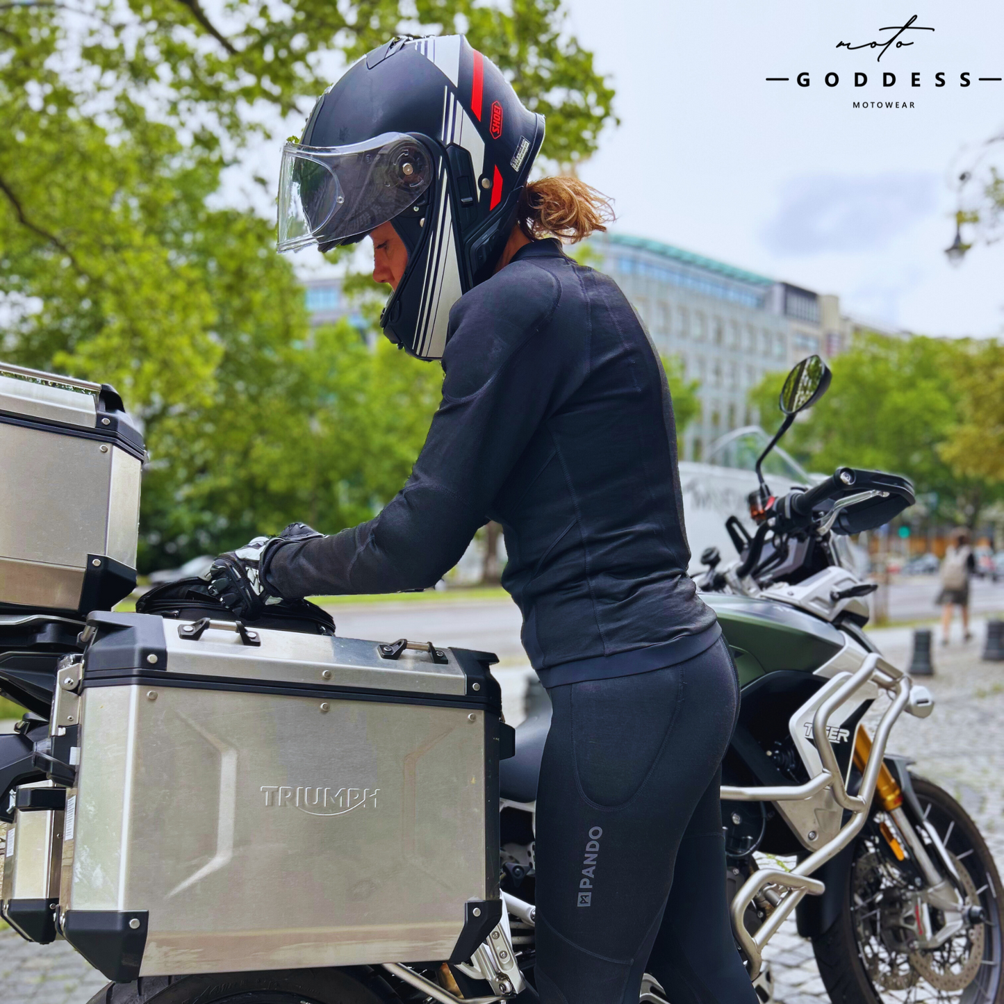 SHELL UH 03 – Gepanzerte Motorrad-Baselayer / Shirt, Unisex