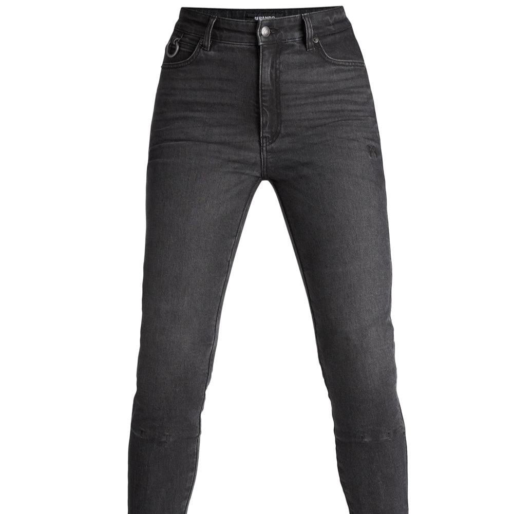 Kaya Slim Grey – Damen-Motorradjeans Skinny-Fit Armalith®