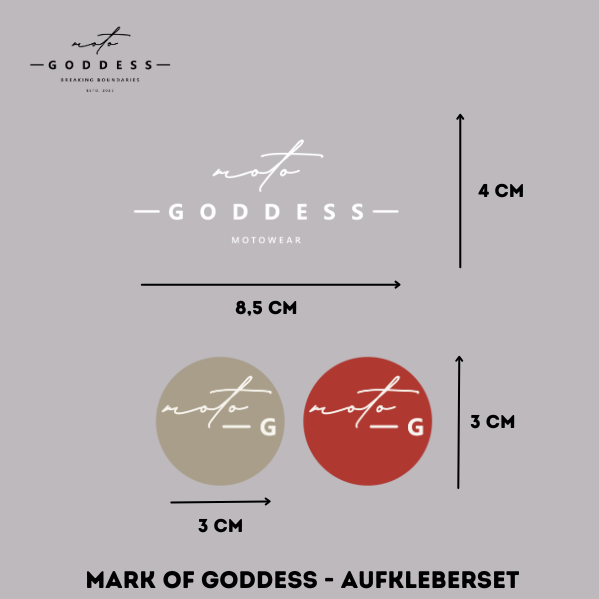 MARK OF GODDESS - Aufkleberset
