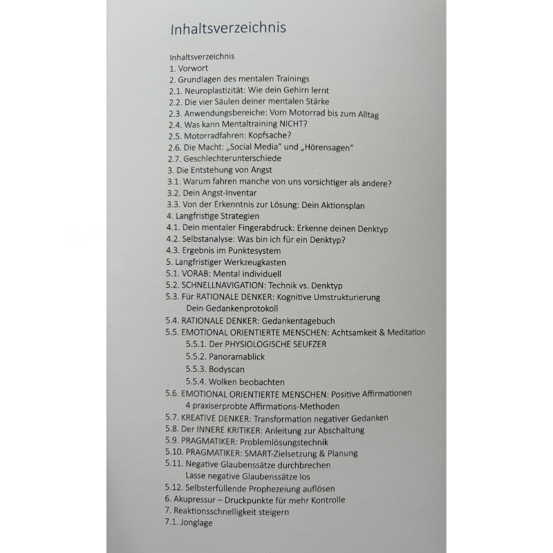 Fachbuch "Kopfsalat" Mentale Stärke für Motorradfahrende (3. Auflage 2026)
