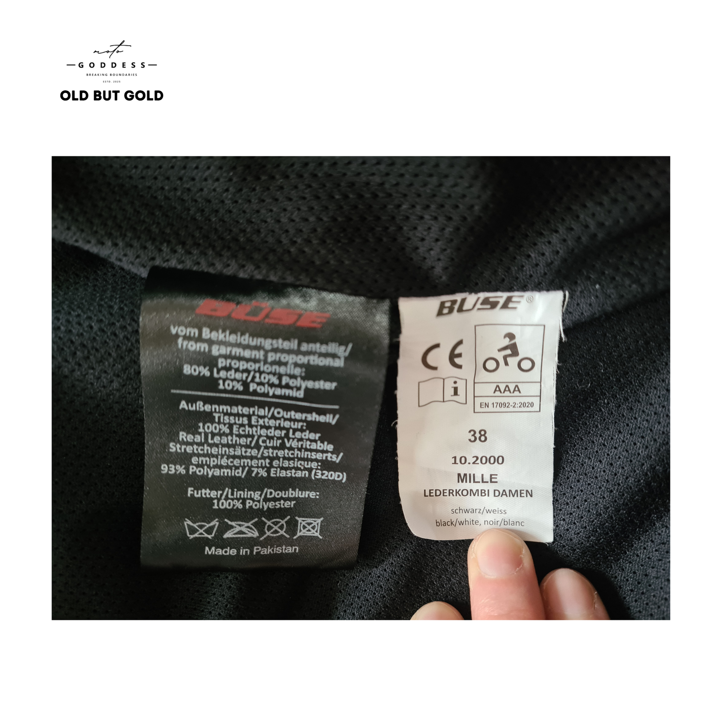 BÜSE (Mille) Damen Lederjacke, sehr guter Zustand, da wenig getragen, Größe 38