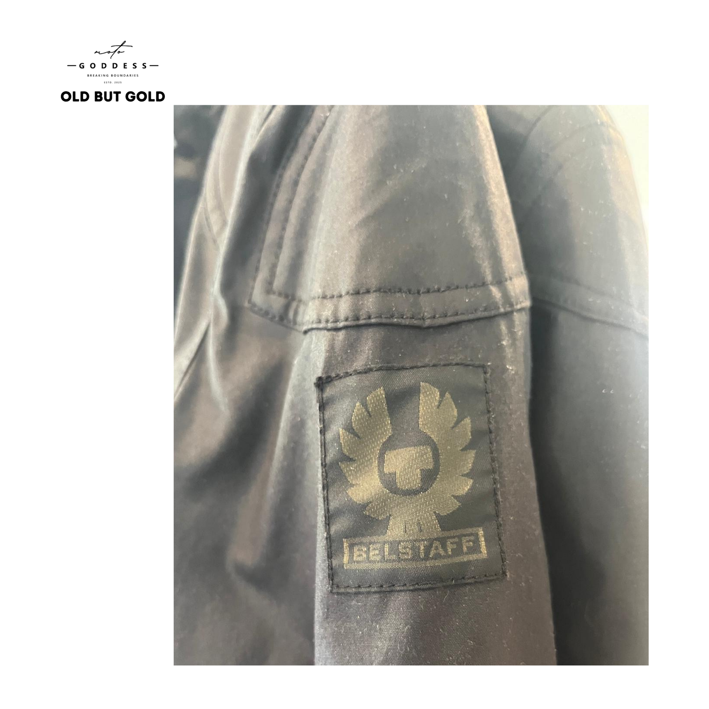 Belstaff Trialmaster Motorrad Wachsjacke Damen, sehr guter Zustand, Größe 42, schwarz