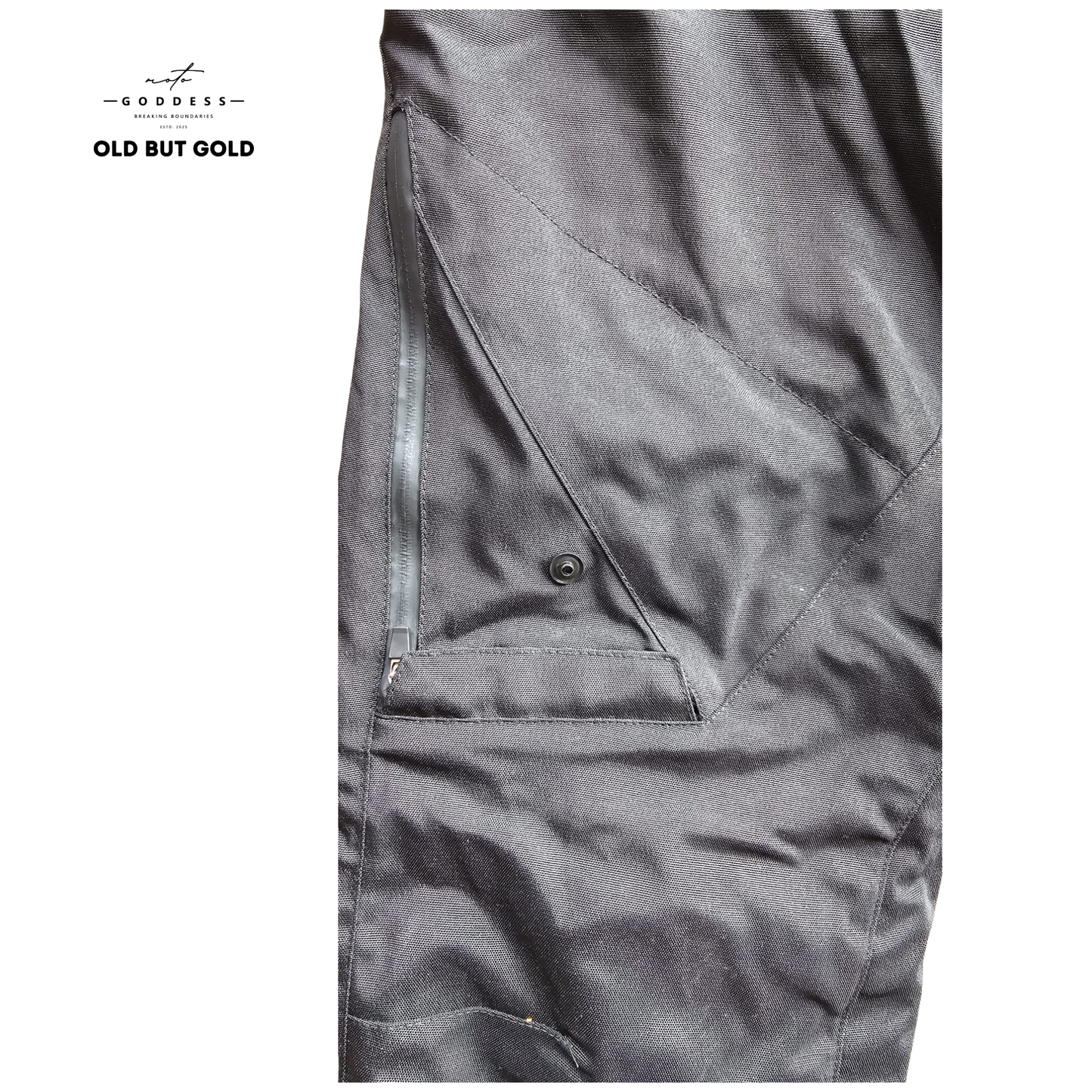 SPIDI Sport Textilmotorradhose, XL (A), schwarz, individuell verstellbare Hosenweite