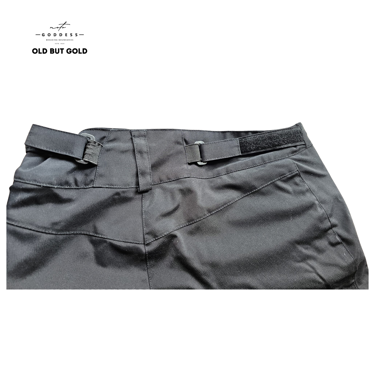 SPIDI Sport Textilmotorradhose, XL (A), schwarz, individuell verstellbare Hosenweite