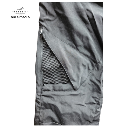 SPIDI Sport Textilmotorradhose, XL (A), schwarz, individuell verstellbare Hosenweite