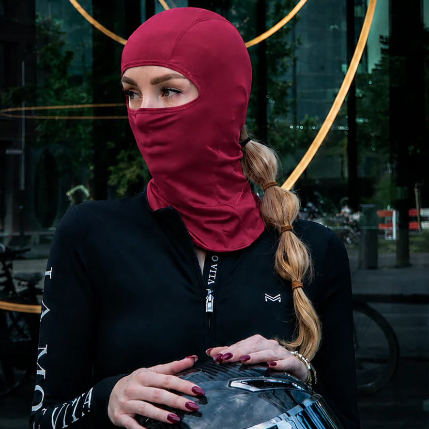 Goddess RideMuse Motorrad-Sturmhaube GRIP für lange Haare – Quick Dry