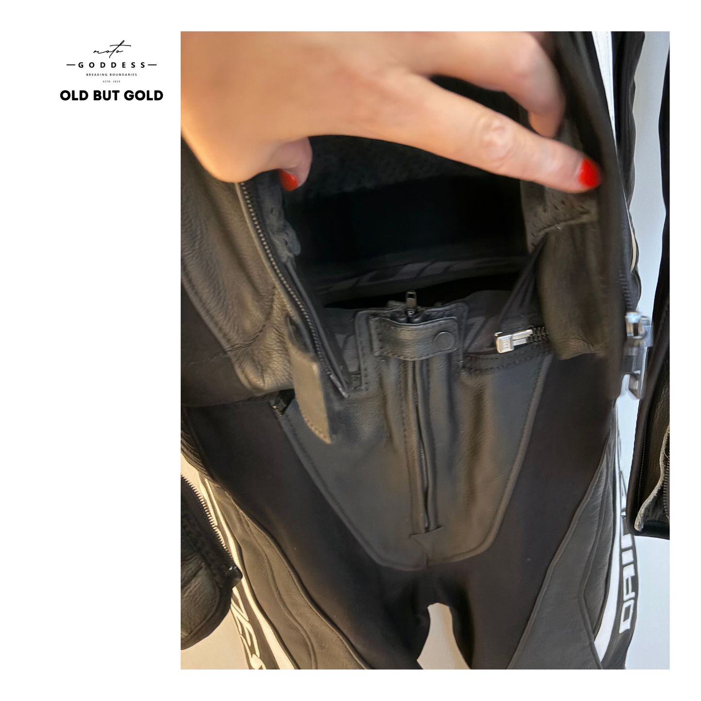 DAINESE Damen Lederkombi 2-teilig, Avro D2, NAGELNEU, Größe 38 bzw. ital. 42