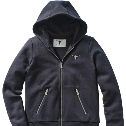 PURE RIDERS Hoodie Zipper BLACK - Windbreaker